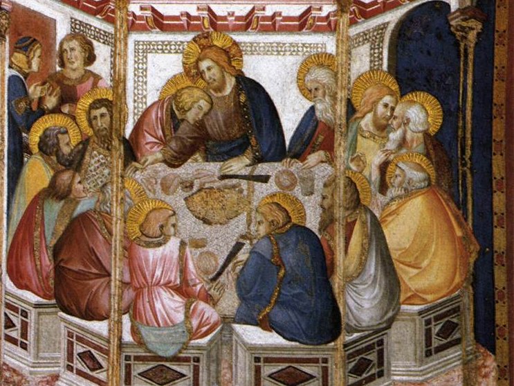 Immagine simbolica: l’Ultima Cena di Pietro Lorenzetti