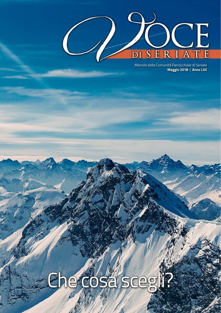 Copertina della Voce di Seriate, maggio 2018