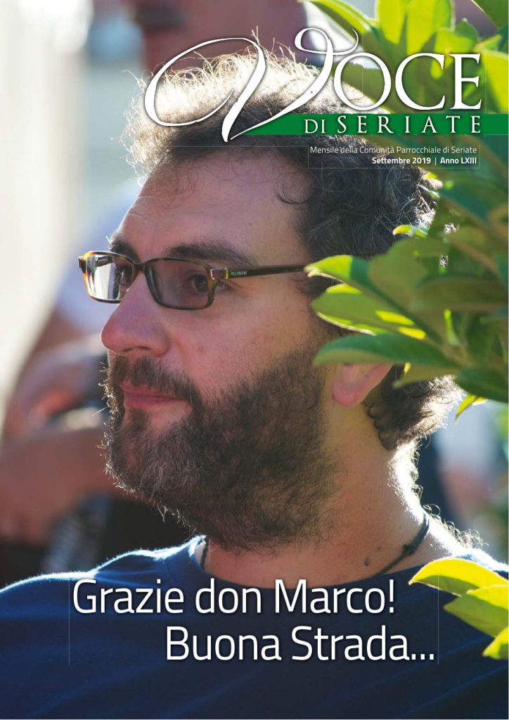 Copertina della Voce di Seriate, settembre 2019