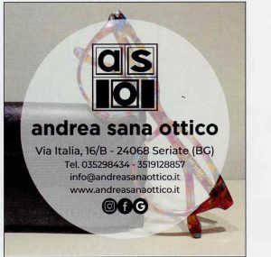 Inserzione di Andrea Sana Ottico sulla Voce di settembre 2026